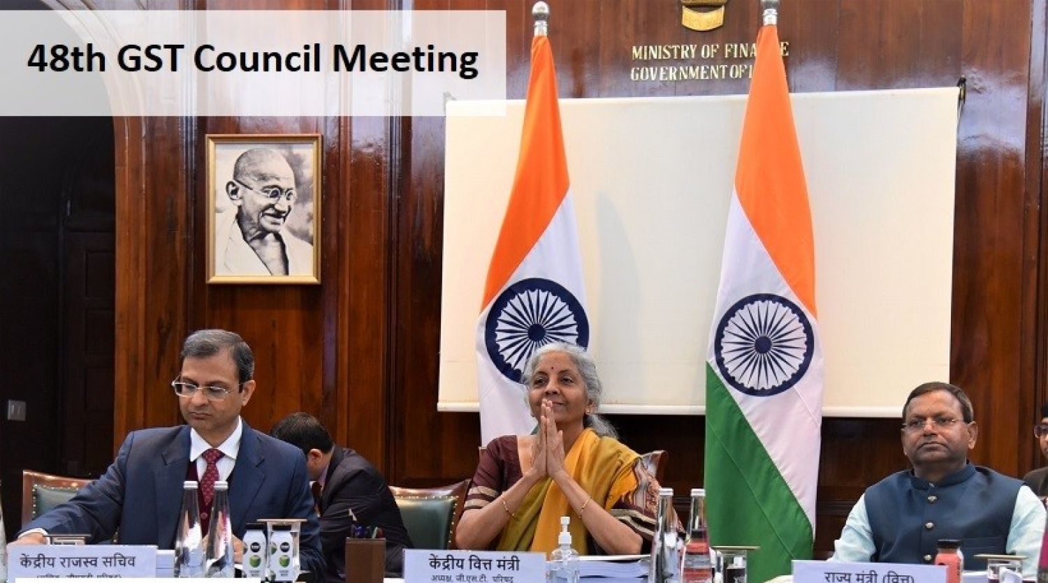 48th Meeting GST Council recommendations highlights