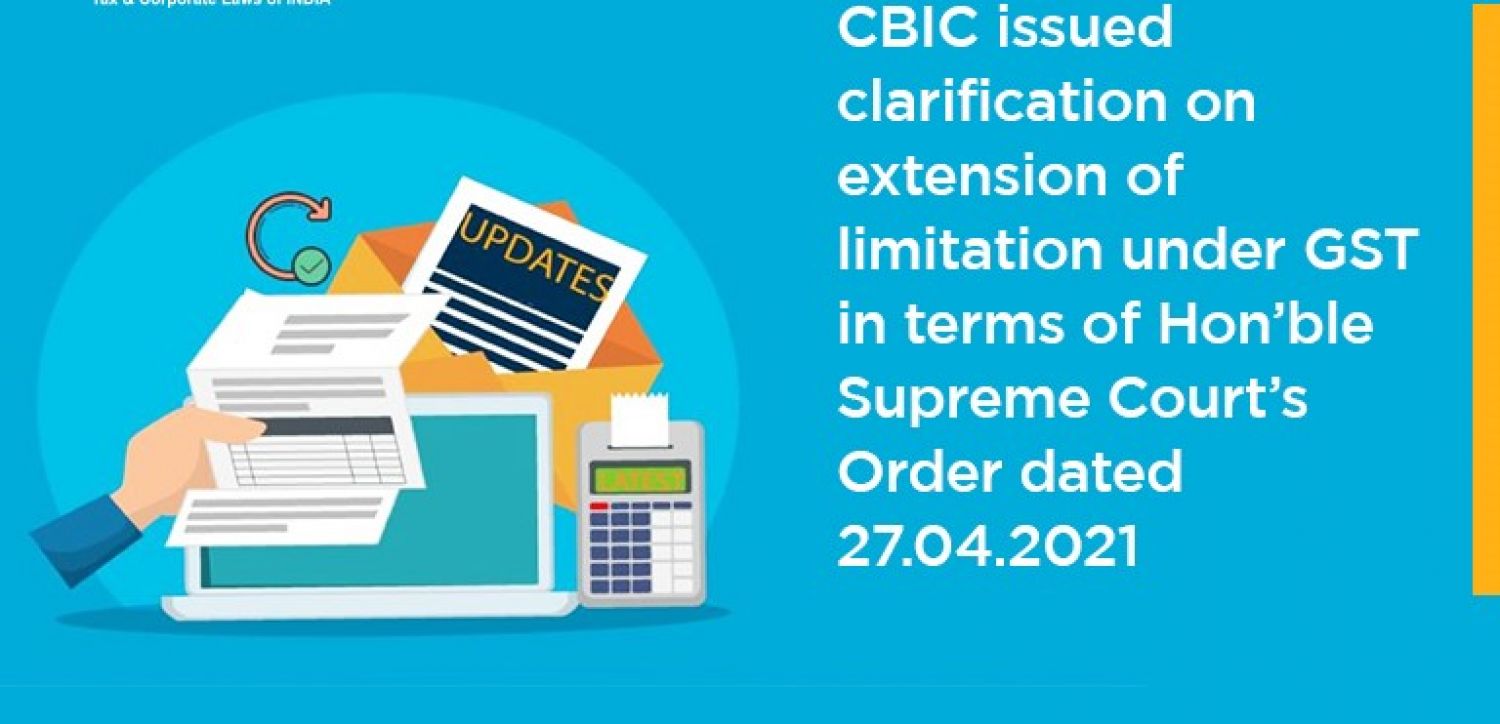 CBIC : GST Compensation Cess term has been extended to March 31, 2026
