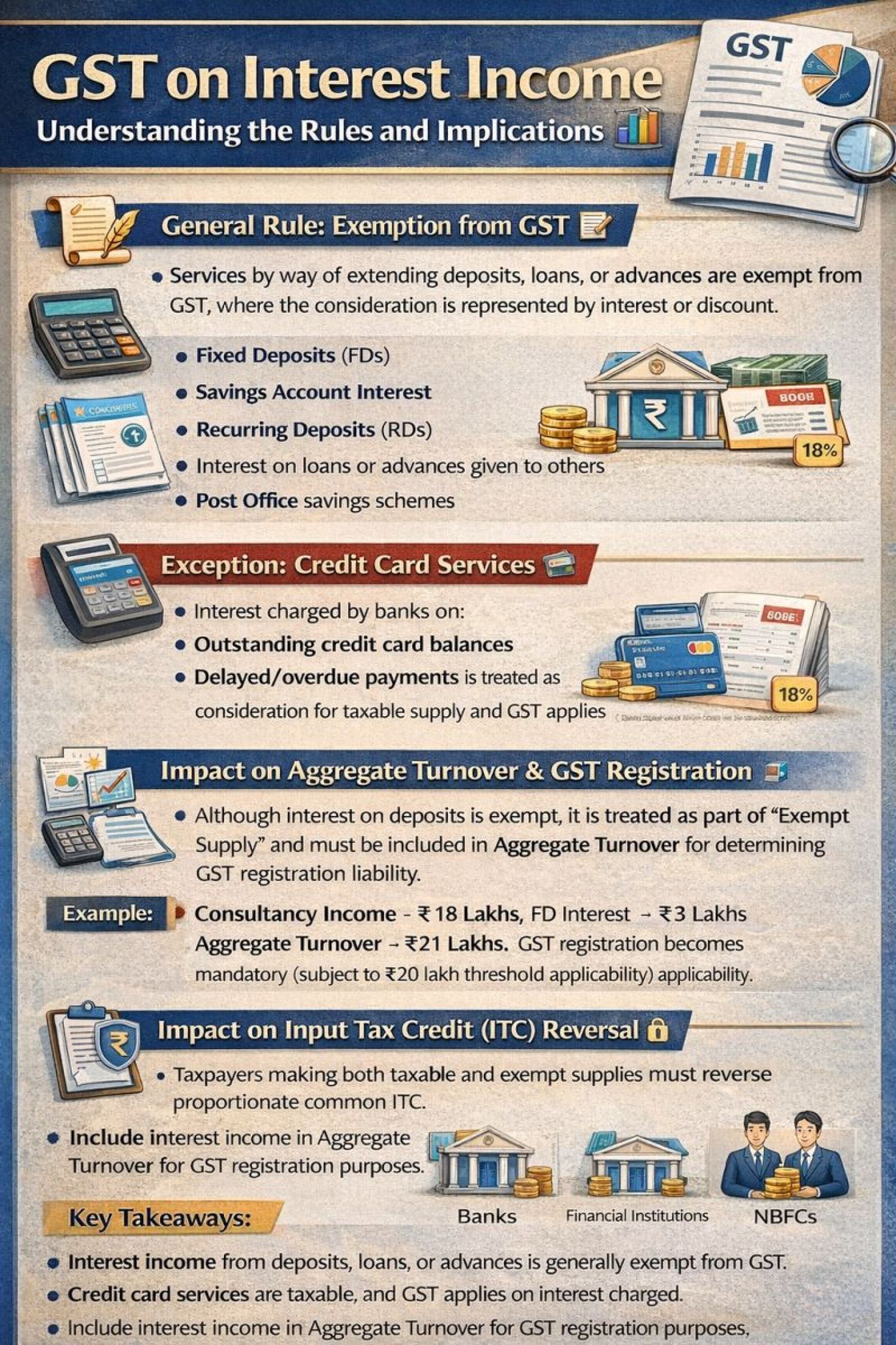 GST on Interest Income applicability Business Owner Must Know