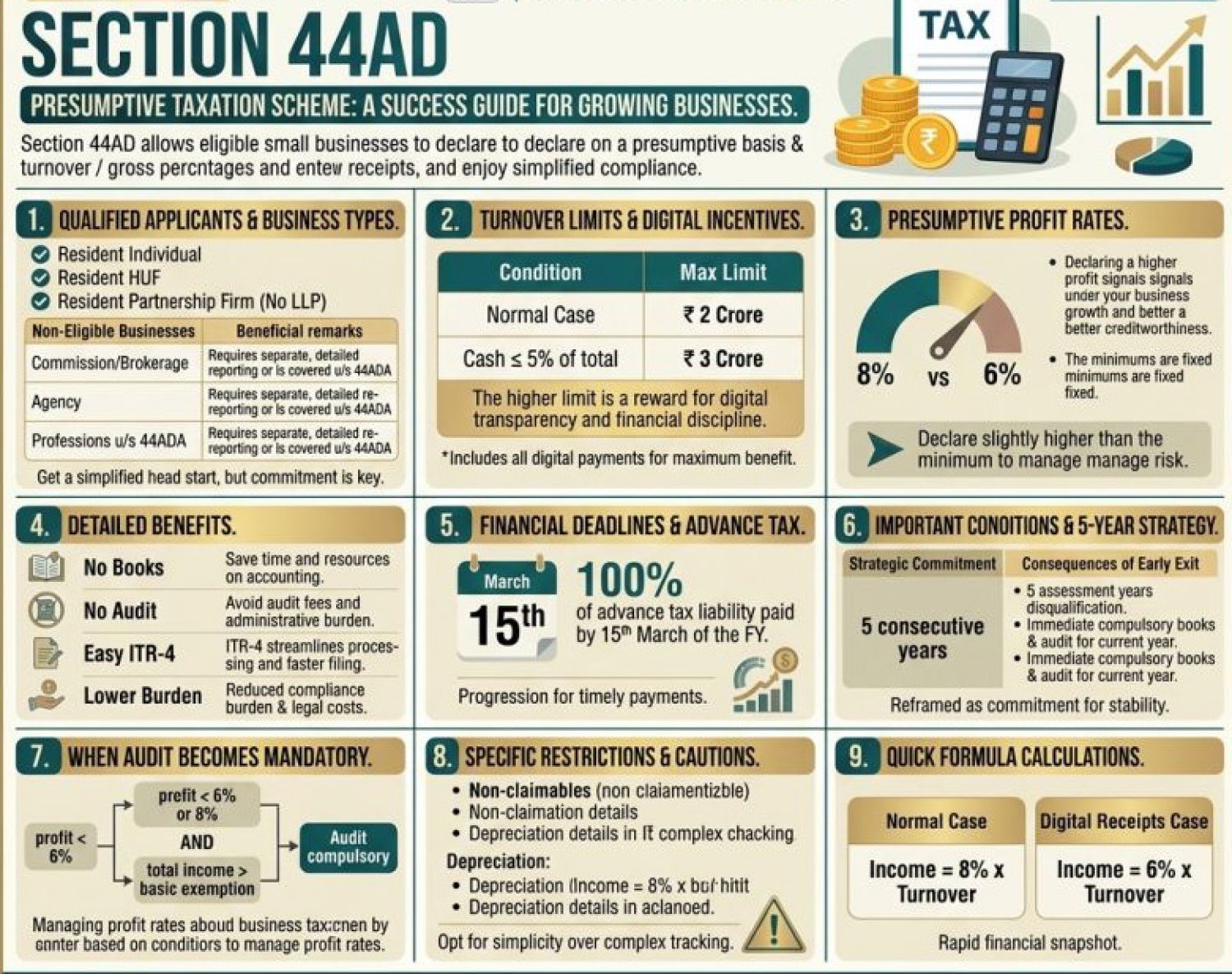 Guide Presumptive Taxation Scheme (44AD) FY 2025‑26