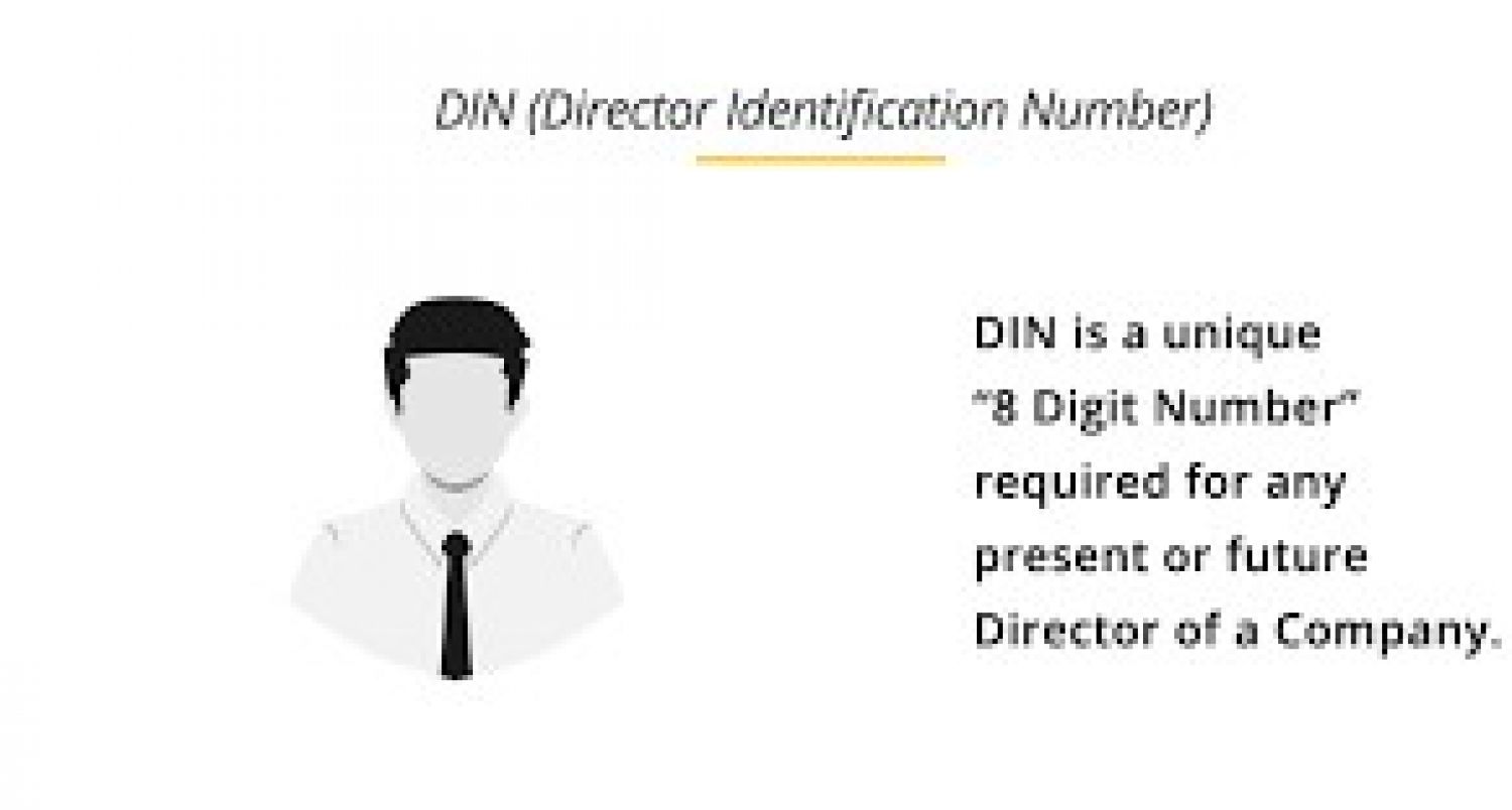 How to apply DIN before Company formation