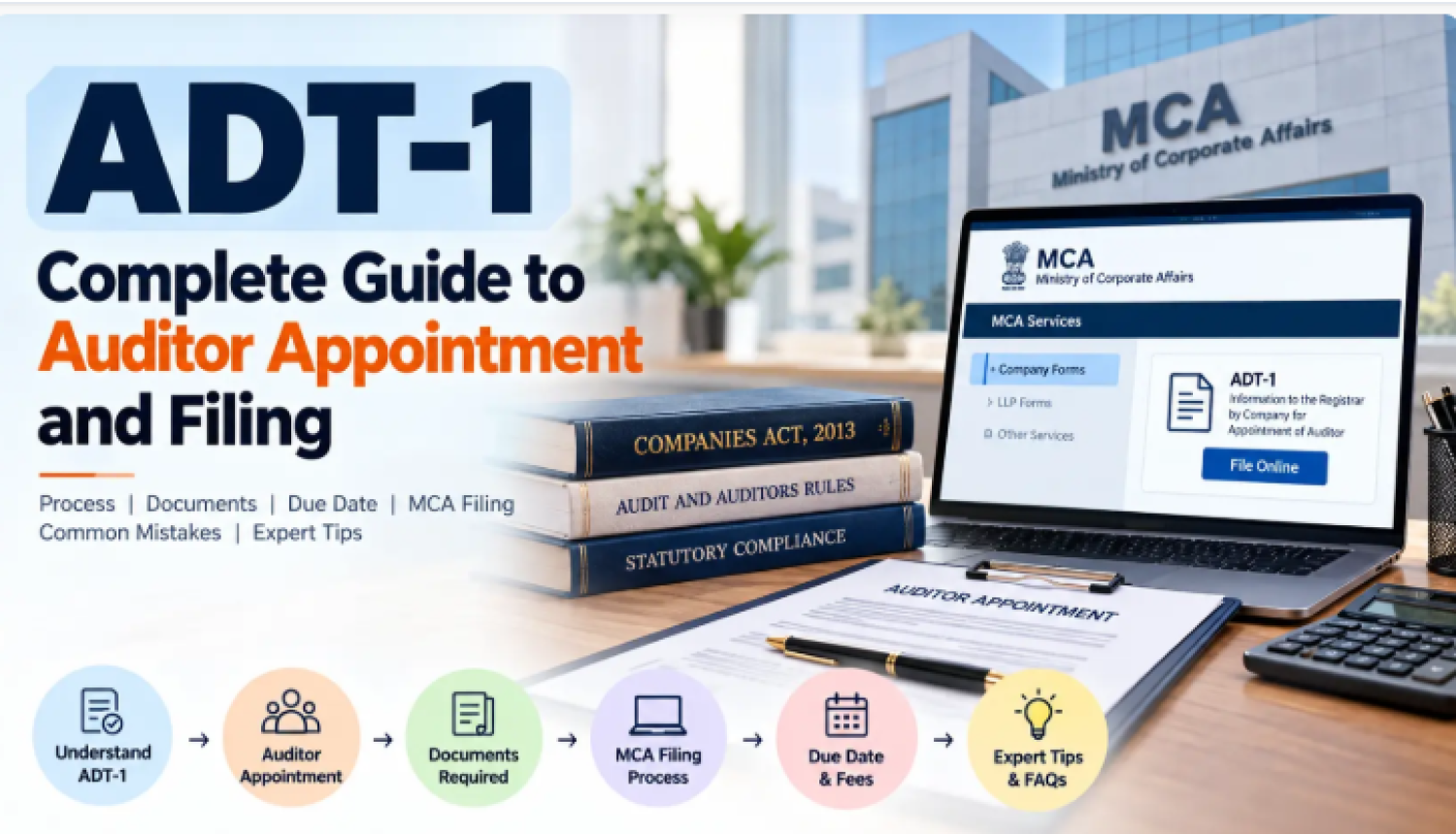 Overview of filling in an Auditor appointment & MCA clarification