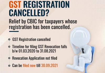 Cancellation and revocation of Registration under GST