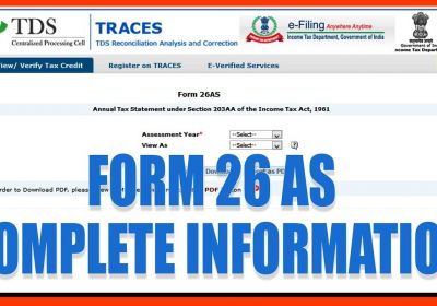 Latest revised Form 26AS with effective from 1 June 2020 : CBDT