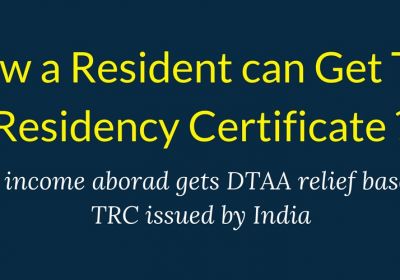 How to get Tax Relief Through TRC under DTAA  