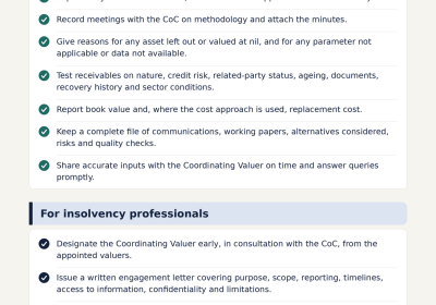 IBBI Valuation Guidelines under IBC 2026: Complete Guide