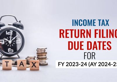 More than 8 lakhs ITR (income tax returns) for AY 24–25 have been filed so far.