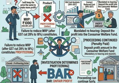 Overview about Profiteering under GST Law (India)