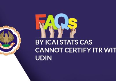 ICAI issue FAQs.: CAs are not allowed to certify an ITR as a true copy