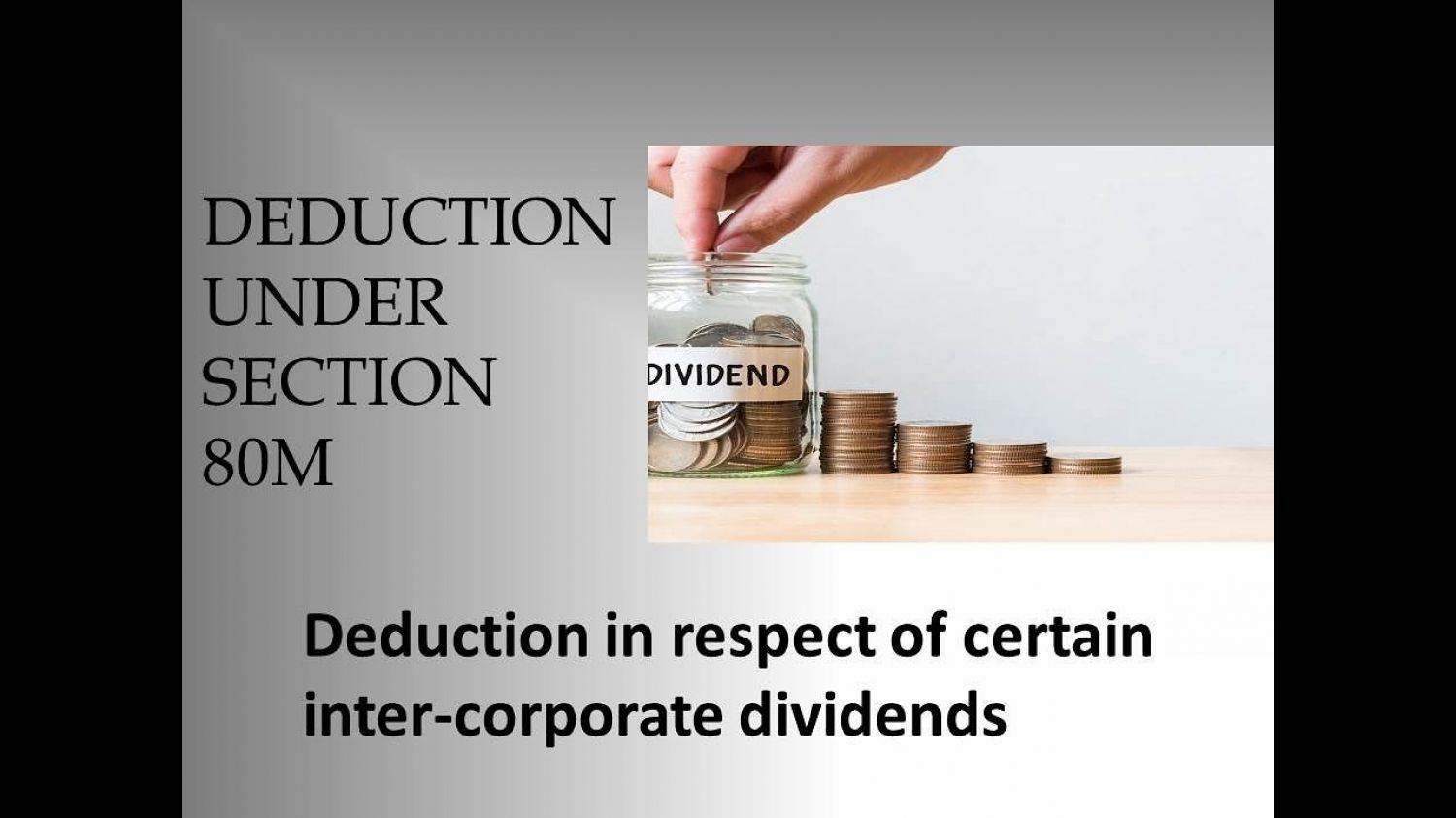 Taxation of Inter-Corporate Dividends U/S Section 80M