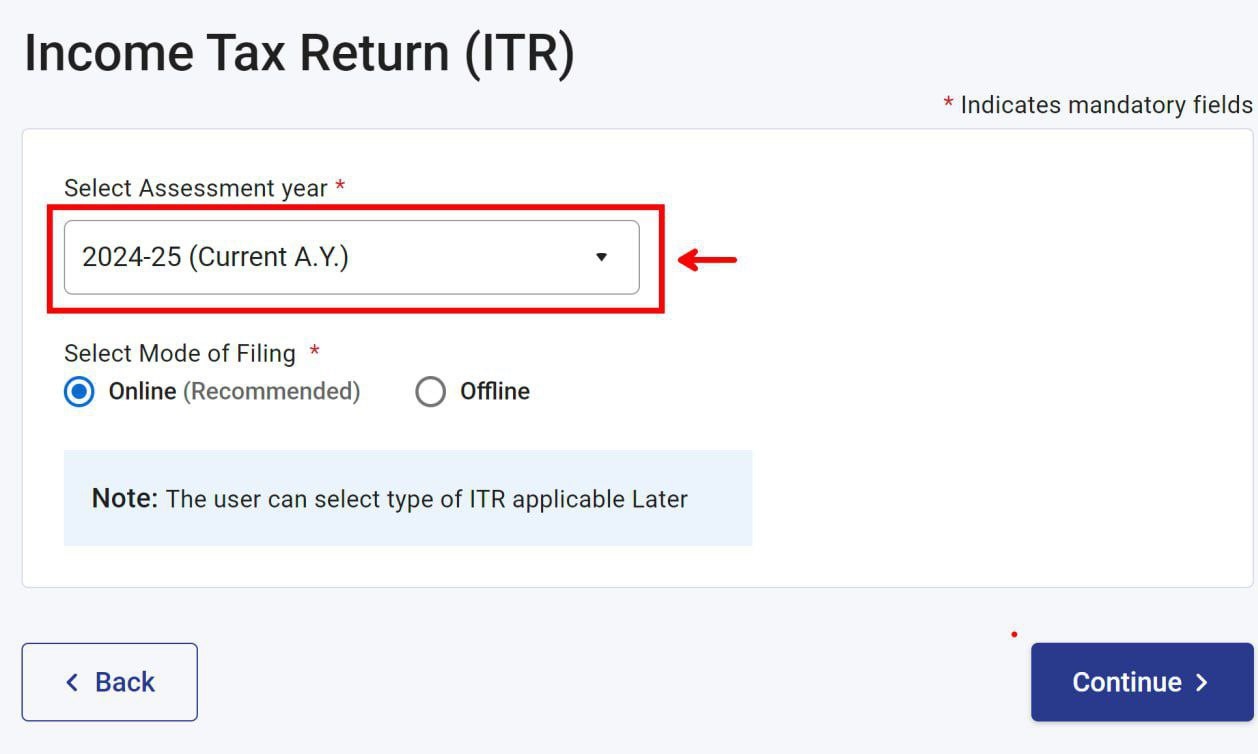 ITR 1,2 & 4 for AY 2024-25 are now available on income tax portal for filing.