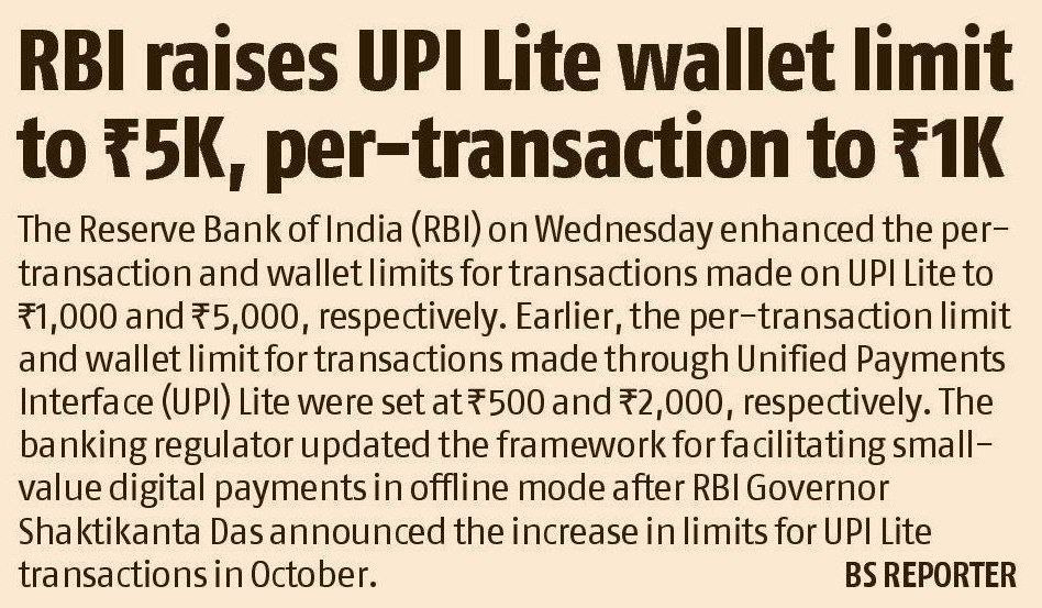 UPI Limit