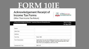Form 10-IE