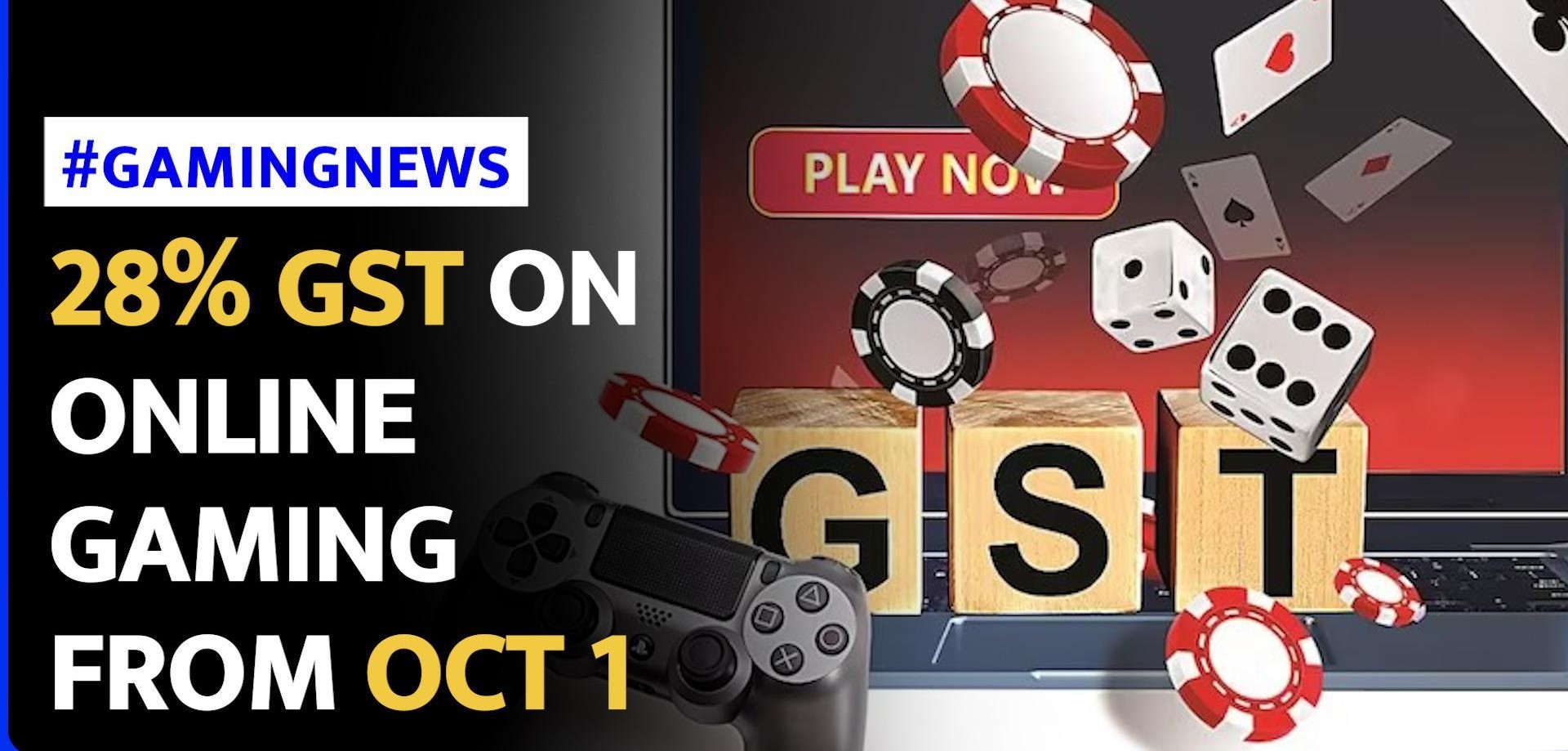 GST on online gaming.