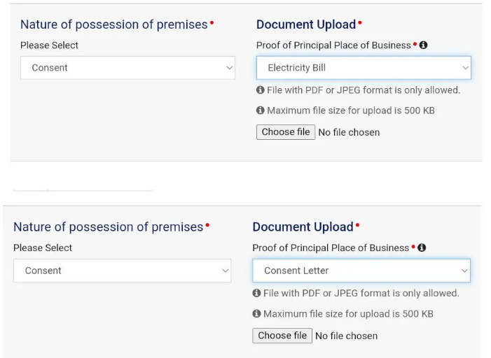 GSTN on increasing the document size limits for Few attachments . 