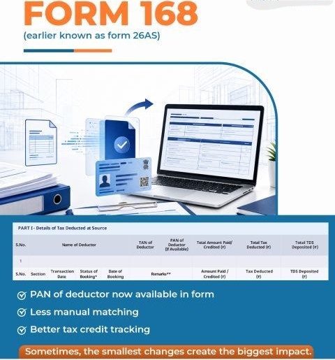 Form 16A (Earlier Reflected in Form 26AS)