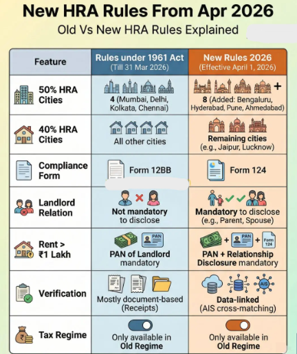 HRA: New Rules Effective from 1 April 2026
