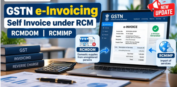 E-Invoicing Introduced for RCM Self-Invoices